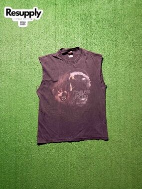 90s Harley Davidson Eagle Wolf Fearless Tee Men’s Size Large